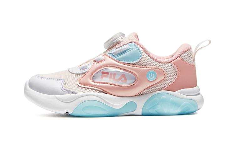 FILA KIDS Comfortable Abrasion Resistant Low top Kids' Training Shoes Pink Children Aged 3 7 Years Old