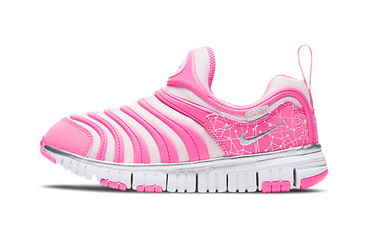 Nike Nike Dynamo Free Low top Sports Casual Shoes Pink White Children Aged 3 7 Years Old