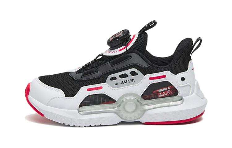 Antakids Slip Resistant Abrasion Resistant Kids Lifestyle Shoes Black White Red Children Aged 3 7 Years Old