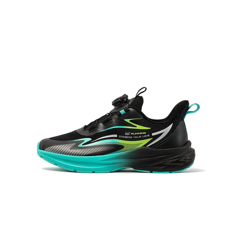361°KIDS Low top Running Shoes Black Green Unisex