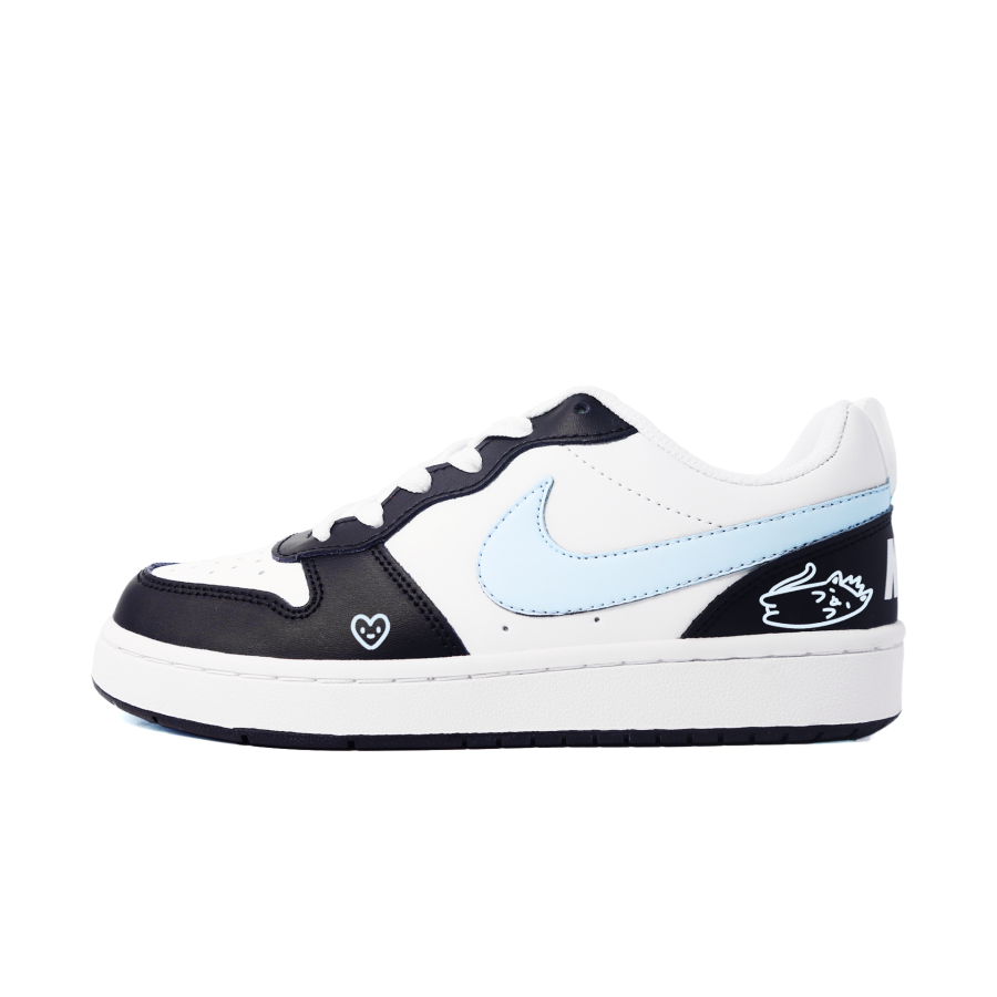 Nike Nike Court Borough Kitten King Leather Slip Resistant Cushioning Abrasion Resistant