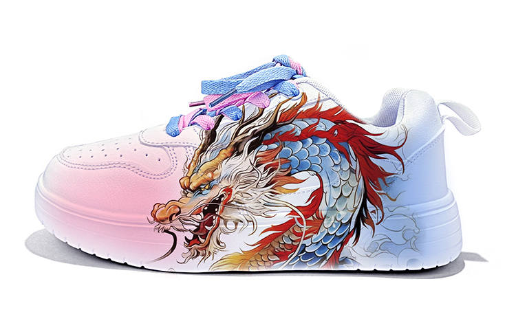 ZUOLENGCHAN Wear resistant And Lightweight Low top Skateboard Shoes Unisex White Blue Red