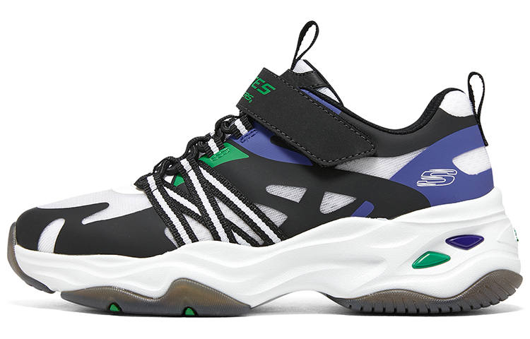 Skechers Stamina Airy Abrasion Resistant Support Low top Kids Lifestyle Shoes Black White Teenagers