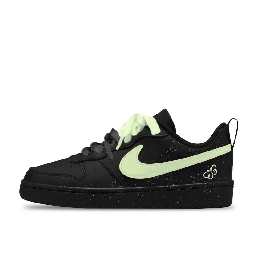 Nike Nike Court Borough Green Butterfly Slip Resistant Abrasion Resistant Slip Resistant Abrasion Resistant Low top