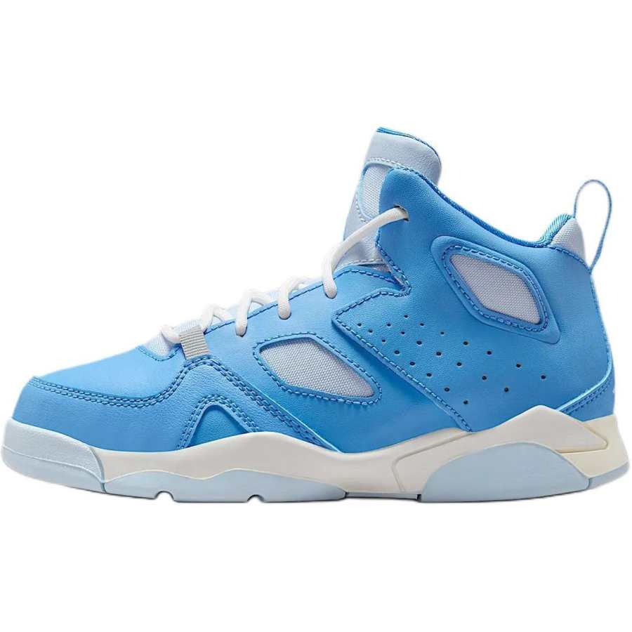 Jordan Jordan Flight Club 91 Synthetic Leather Comfortable Slip Resistant Abrasion Resistant Mid top Basketball Shoes Blue