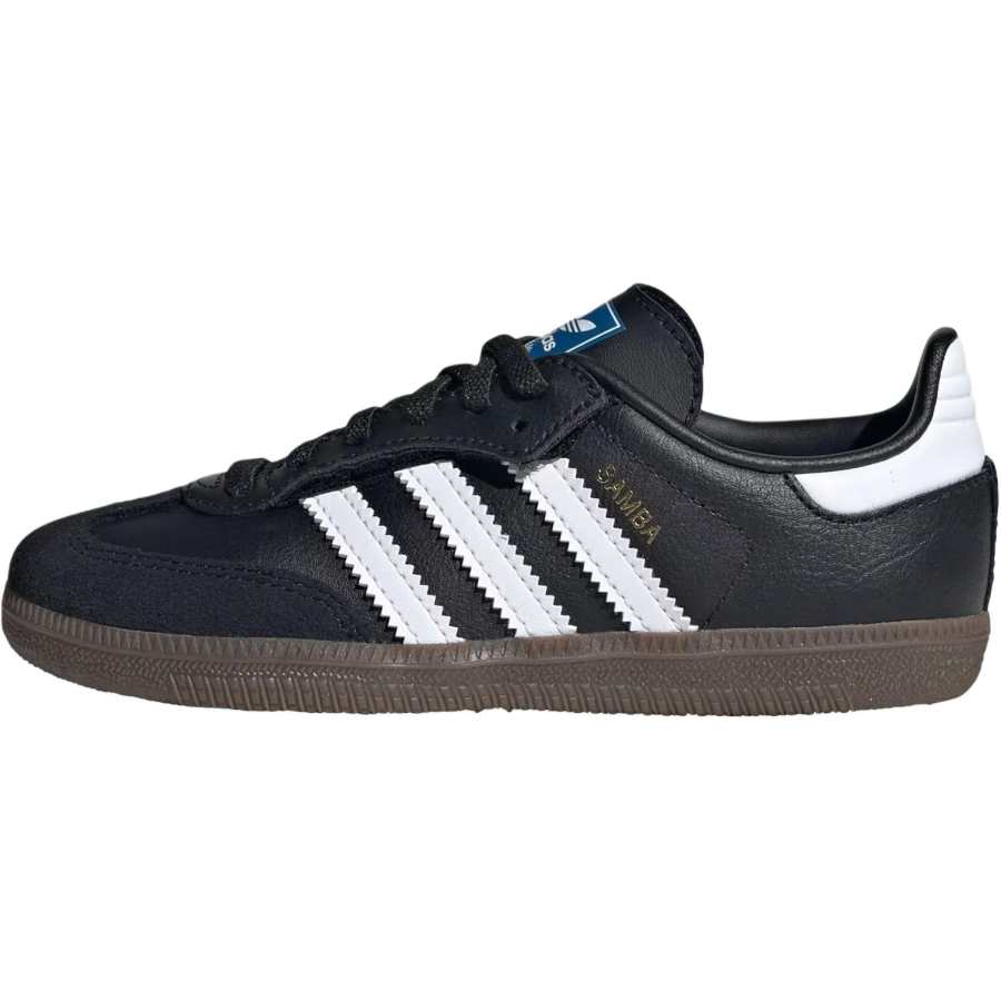 Adidas Originals SAMBA OG Leather Low top Kids' Skateboarding Shoes Core Black Kids'