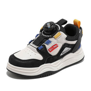 ABC KIDS Synthetic Leather Cushioning Abrasion Resistant Cushioning, Wear Resistant Low top Kids' Skateboarding Shoes