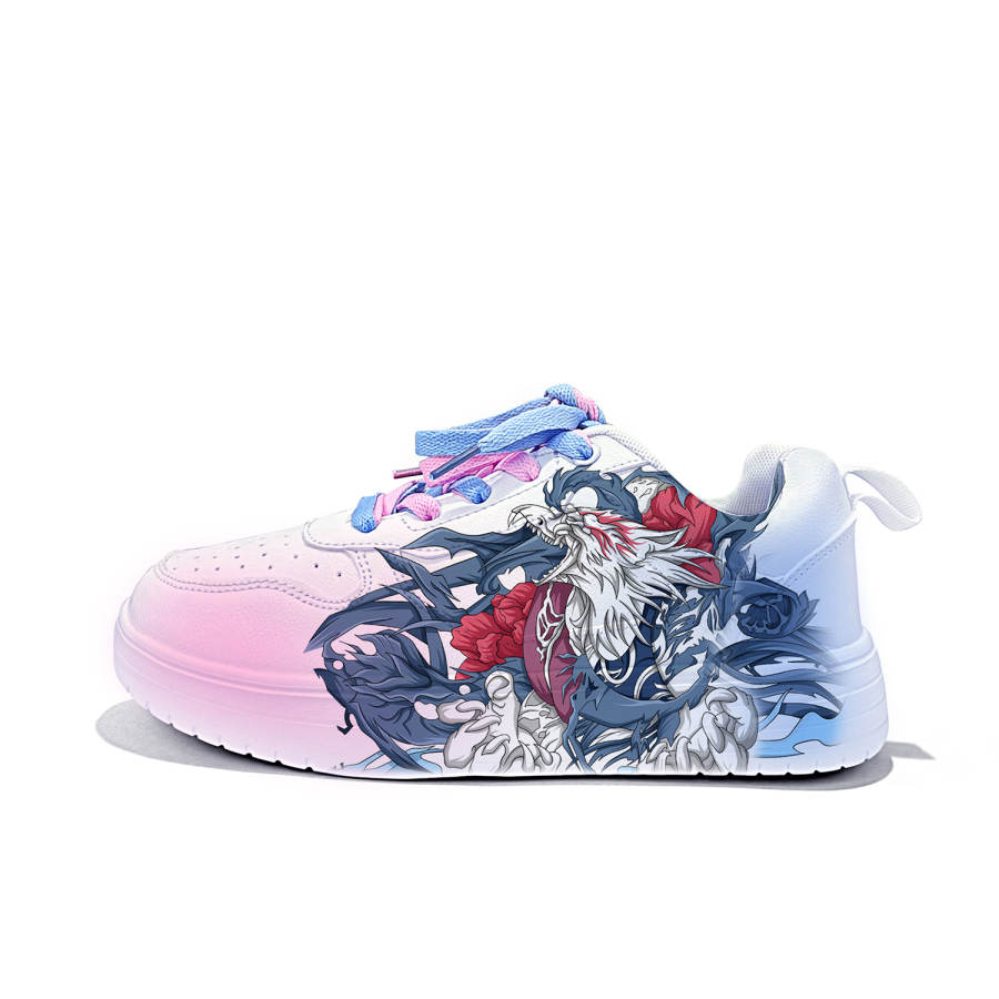 ZUOLENGCHAN Synthetic Leather Lightweight And Breathable Low top Skateboard Shoes Unisex
