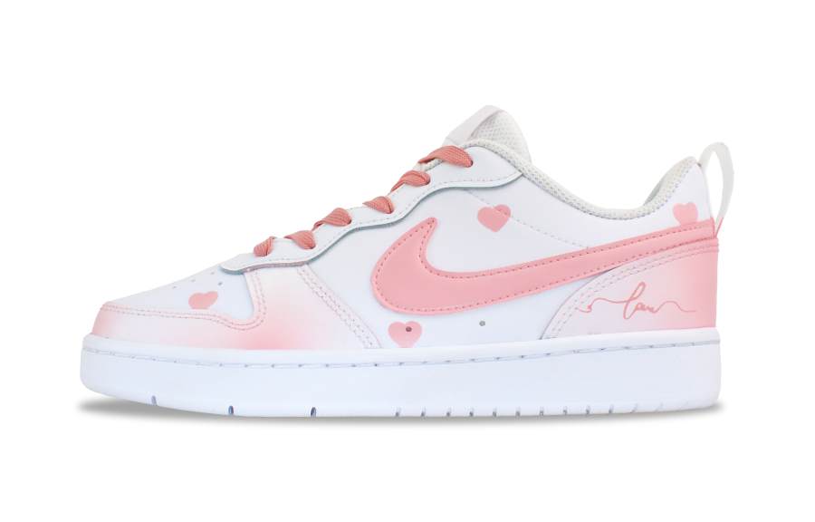 Nike Nike Court Borough 2Court Borough Low 2 Kids' Skateboarding Shoes Pink Teenagers