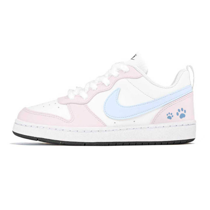 Nike Nike Court Borough Sleeping Cat Vanilla Slip Resistant Abrasion Resistant Slip Resistant Abrasion Resistant Low top