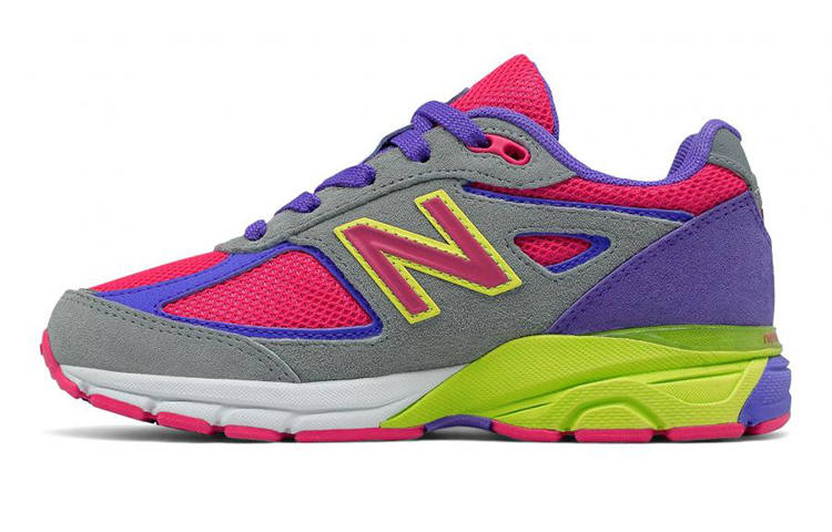 New Balance New Balance NB 990 V4 Low top Running Shoes Gray Red Teenagers