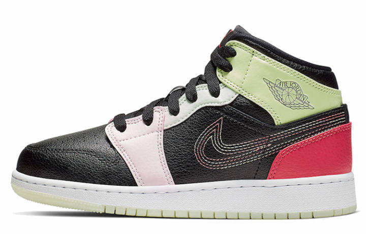Jordan Jordan 1 Mid Glow-In-The-Dark GS