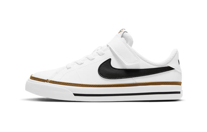 Nike Nike Court Legacy Low top Skateboard Shoes White Black Kids'