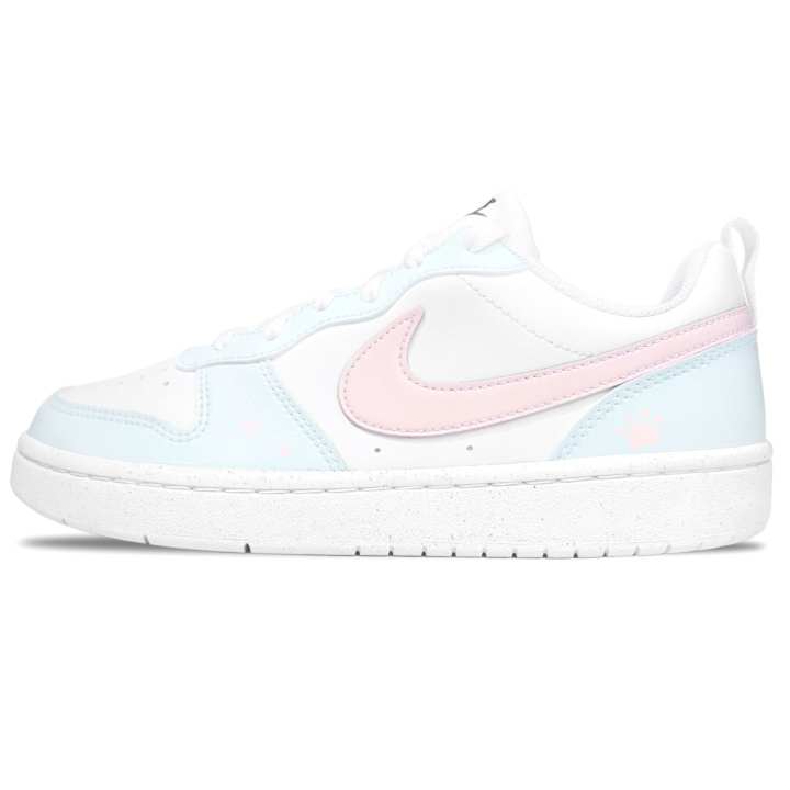 Nike Nike Court Borough Maris Sal Rose Synthetic Leather Cushioning Abrasion Resistant Breathable Low top Skateboard Shoes