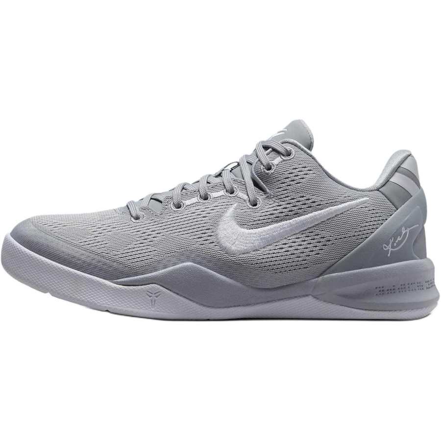 Nike Nike Kobe 8 Low top Basketball Shoes Gray Unisex