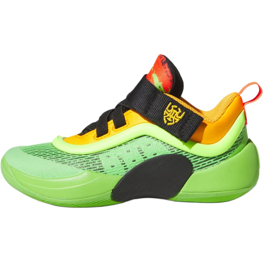 Adidas Adidas D.O.N. Issue Slip Resistant Abrasion Resistant Low top Children's Basketball Shoes Green Kids'