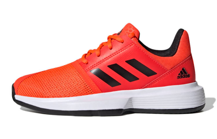 Adidas Adidas CourtJam Tennis K Abrasion Resistant Kids' Training Shoes Orange Red Kids'