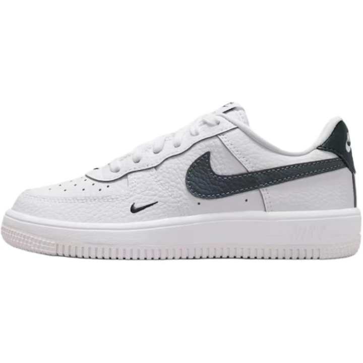 Nike Nike Air Force 1 Low top Skateboard Shoes White Black Kids'