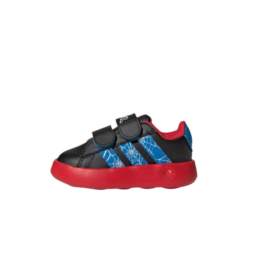 Adidas MARVEL x Adidas GRAND COURT Toddler Shoes Bright Blue Pure Gemstone Red Infant And Toddler