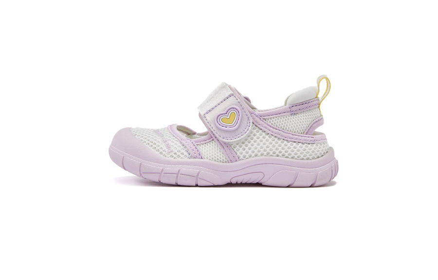 DAVE&BELLA Abrasion Resistant Breathable Slip Resistant Children's Sandals Dream Purple Children Aged 3 7 Years Old