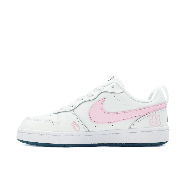 Nike Nike Court Borough Carrot Bunny Synthetic Leather Slip Resistant Abrasion Resistant Slip Resistant Abrasion Resistant