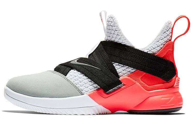 Nike Nike Zoom Soldier 12 SFG James, Soldier 12 Low top Basketball Shoes Gray Red Unisex