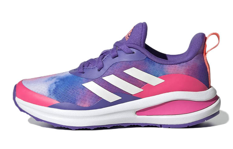 Adidas Adidas Fortarun J Slip Resistant Abrasion Resistant Low top Kids' Running Shoes Purple Teenagers