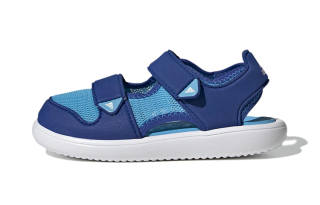Adidas Comfort Sandals Comfortable Breathable Low top Children's Sandals Blue Children Aged 3 7 Years Old