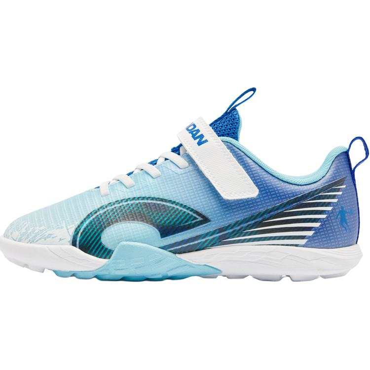 QIAODAN Low top Soccer Shoes Light Blue Unisex