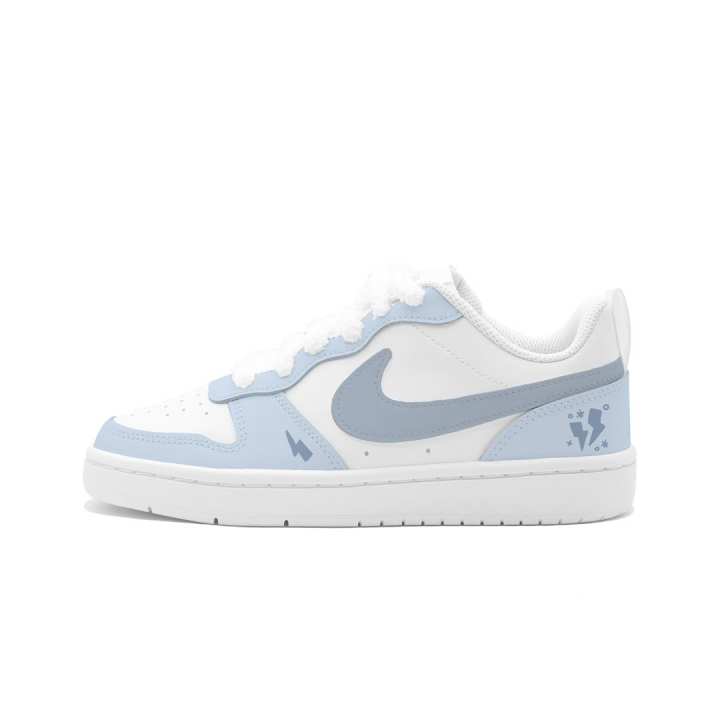 Nike Nike Court Borough Rin's Winter Sparkle Leather Slip Resistant Cushioning Abrasion Resistant
