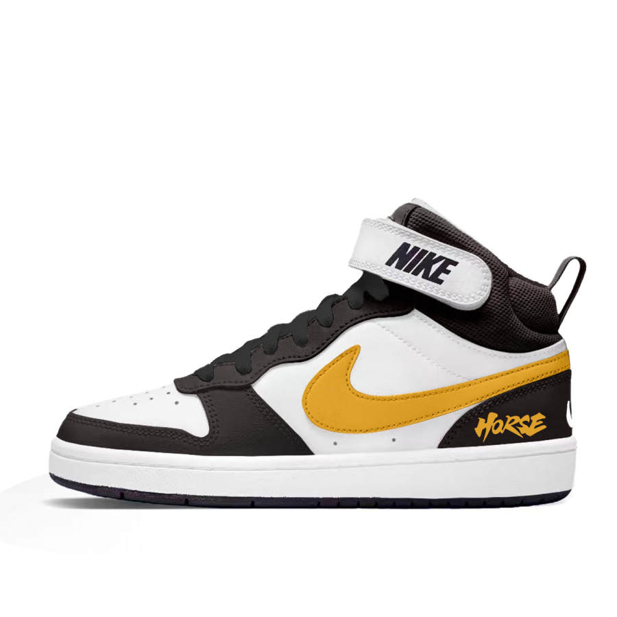 Nike Nike Court Borough 2 Leather Slip Resistant Abrasion Resistant Slip Resistant Abrasion Resistant Mid top