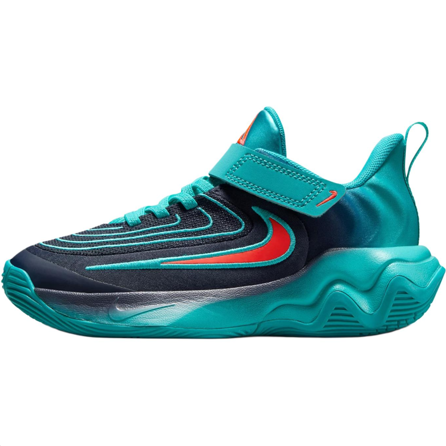 Nike Nike Giannis Immortality 4 Slip Resistant Abrasion Resistant Low top Children's Basketball Shoes Blue/Red