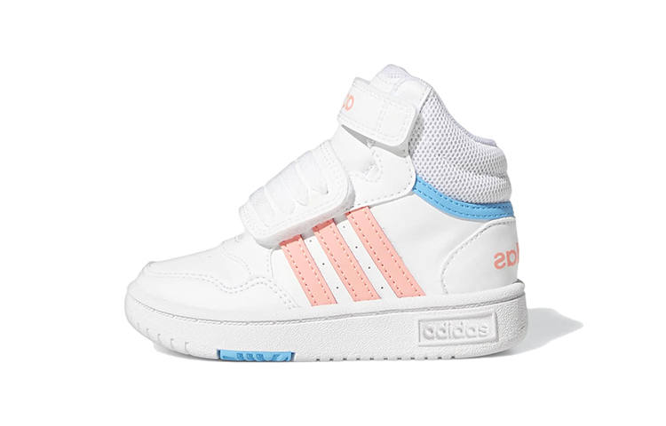 Adidas Neo Hoops Mid Synthetic Leather Slip Resistant Abrasion Resistant Slip Resistant Abrasion Resistant Mid top