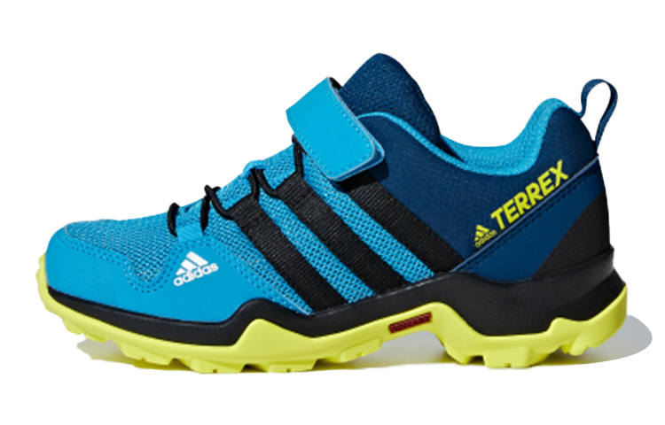 Adidas Adidas Terrex Ax2r Cf K Slip Resistant Breathable Abrasion Resistant Low top Kids' Outdoor Shoes Blue Black Kids'