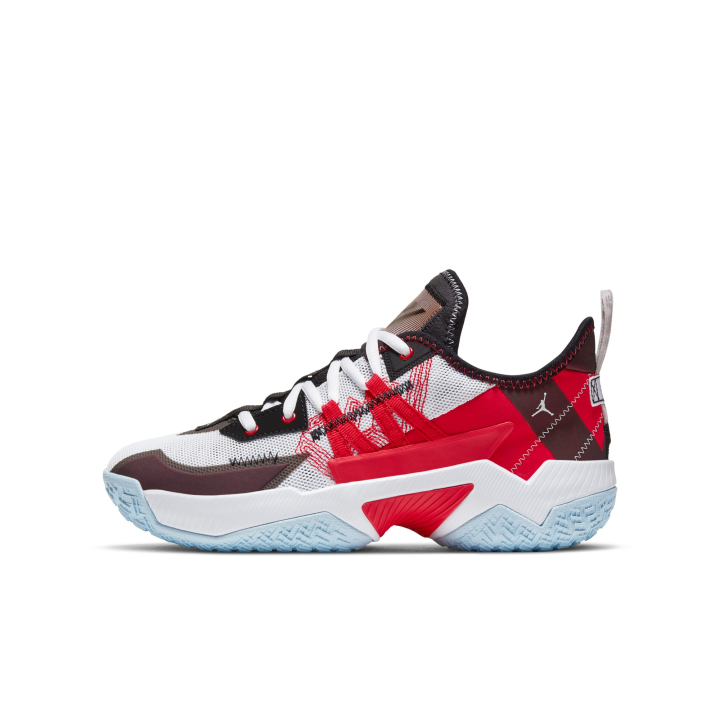 Jordan Jordan One Take 1 Low top Basketball Shoes Red Black Blue Unisex