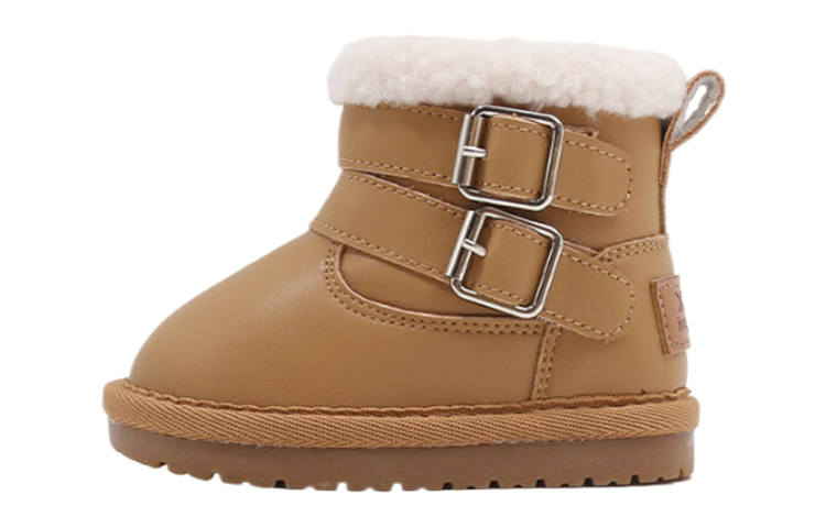 MAIBUXIONG Microfiber Leather Slip Resistant Thermal Slip Resistant Thermal High top Toddler Shoes Infant And Toddler