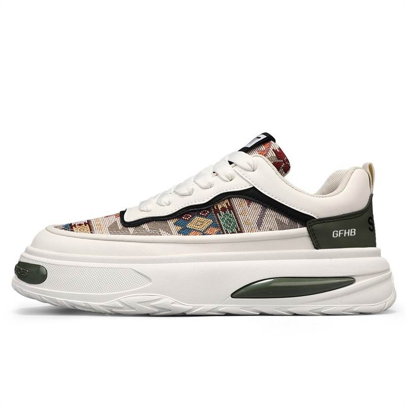 GONGFUHUOBAN Abrasion Resistant Height Increasing Low top Kids' Skateboarding Shoes Teenagers