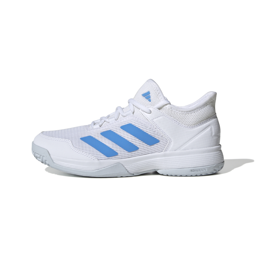 Adidas Adidas Ubersonic 4 Slip Resistant Abrasion Resistant Low top Kids' Training Shoes White Blue Kids'