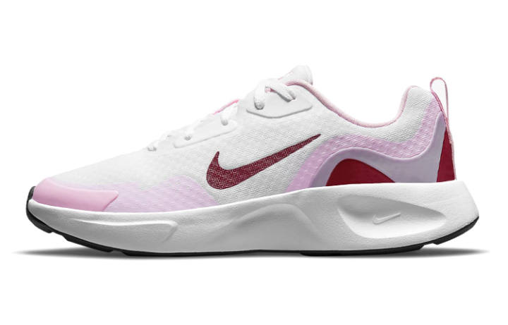Nike Nike Wearallday White Dark Beetroot GS