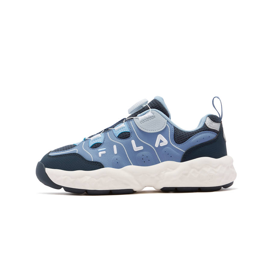 FILA KIDS Heritage FHT Synthetic Leather, Textile Basketball Shoes Eternal Blue/Berry Blue Kids'