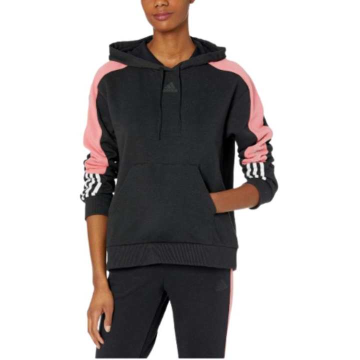 Adidas Adidas Sweatshirts Women's Black Hooded Moderate