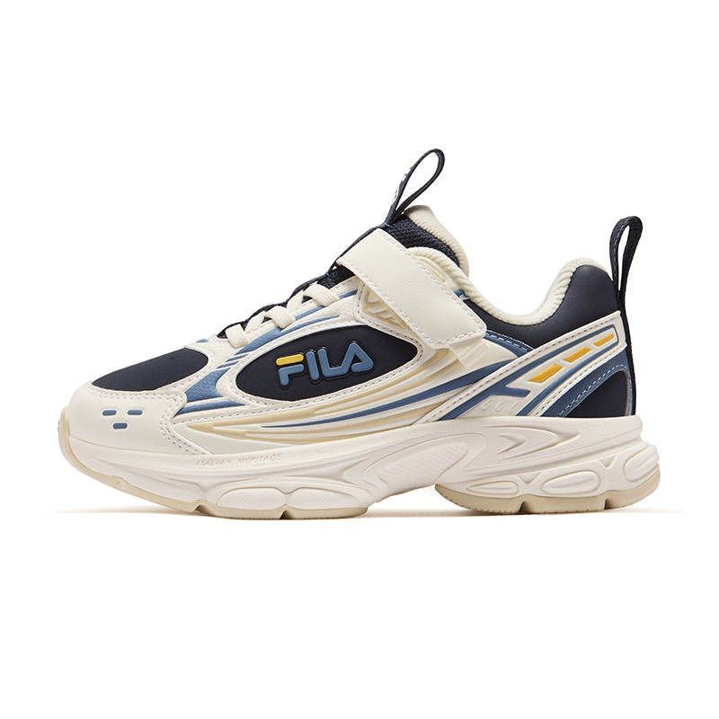 FILA KIDS Heritage FHT Synthetic Leather, Textile Comfortable And Versatile, Tianma 2 Fleece Lined Abrasion Resistant