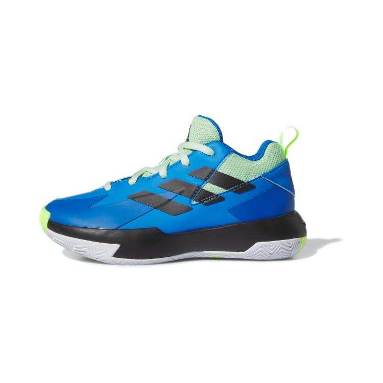 Adidas Adidas Cross Em Up Slip Resistant Support Low top Children's Basketball Shoes Blue Children Aged 3 7 Years Old