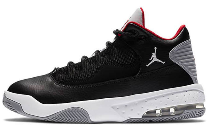Jordan Jordan Max Aura 2 Synthetic Leather Slip Resistant Cushioning Abrasion Resistant Breathable Mid top Basketball Shoes