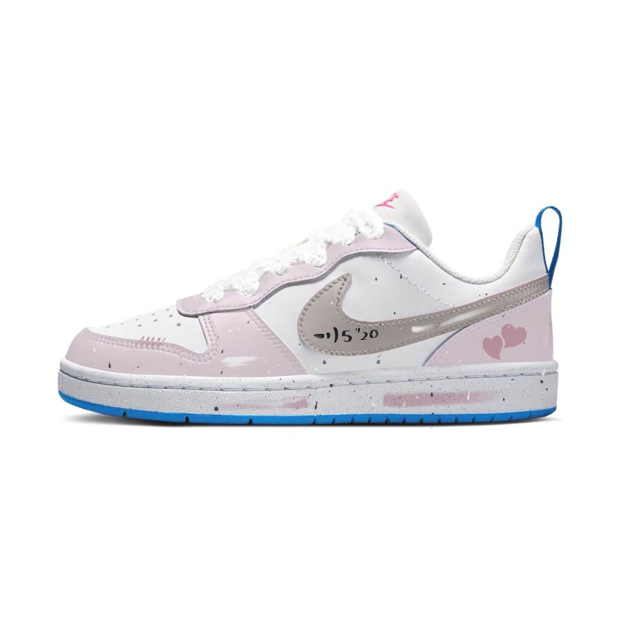 Nike Nike Court Borough Hu Tao Cocoa Slip Resistant Abrasion Resistant Kids' Skateboarding Shoes Teenagers