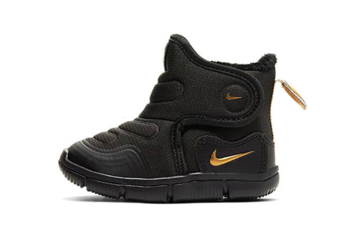 Nike Nike Novice Boot TD Comfortable Casual Shoes Black Gold Infant And Toddler