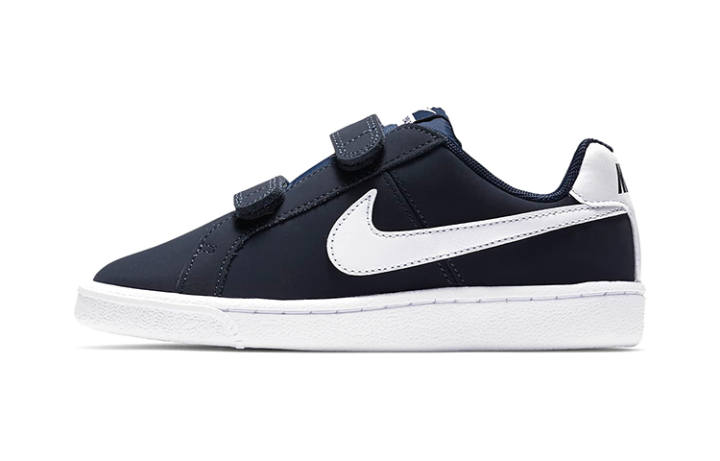 Nike Nike Leather Low top Kids' Skateboarding Shoes Dark Blue Children Aged 3 7 Years Old