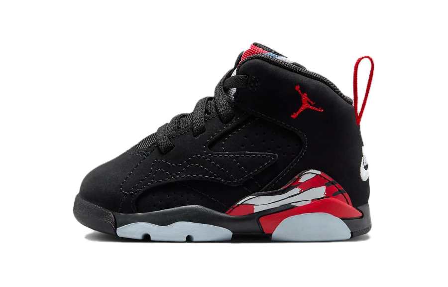 Jordan Jordan Jumpman MVP Slip Resistant Abrasion Resistant Mid top Toddler Shoes Black Red Infant And Toddler