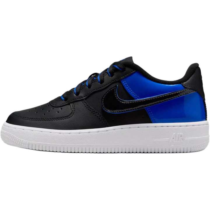Nike Nike Air Force 1 Low top Skateboard Shoes Black Blue Kids'