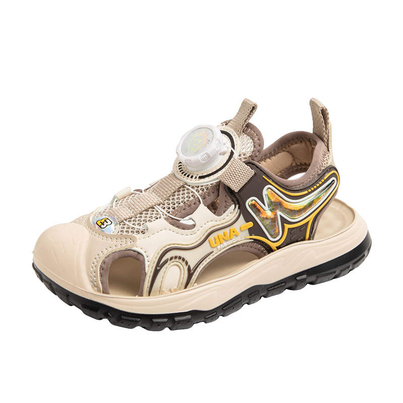 SHIBU Fabric Slip Resistant Abrasion Resistant Slip Resistant Abrasion Resistant Children's Sandals Kids'